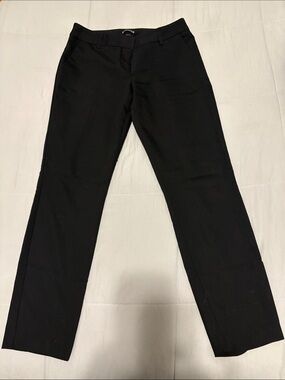 Express Black Straight-Leg Trousers